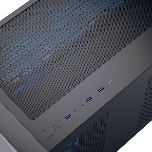 Корпус AeroCool P300C-G-BK-v1 (ACCS-PN02033.11) Black без БЖ