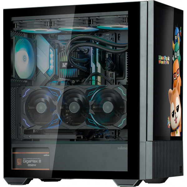 Корпус Zalman Z10 DS Black (Z10DSBLACK) без БЖ