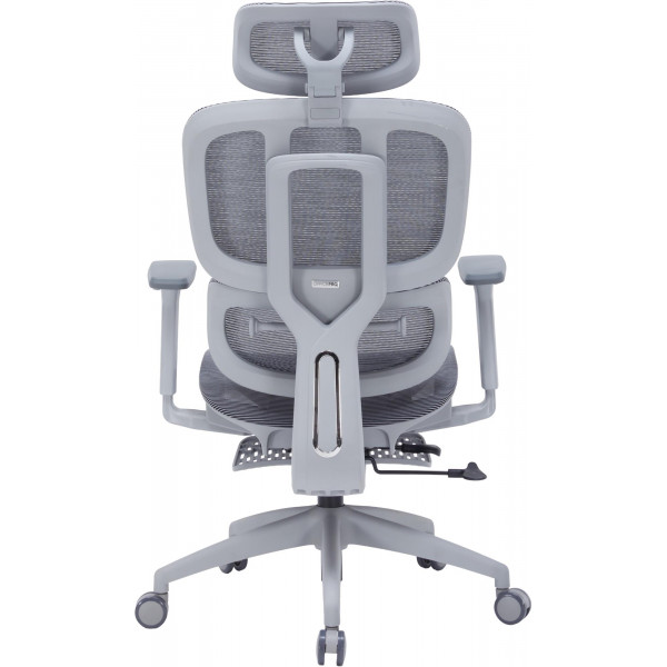 Крісло офісне Officepro Skyline Footrest Gray/Dark Gray (OC750-G-DG-DG)