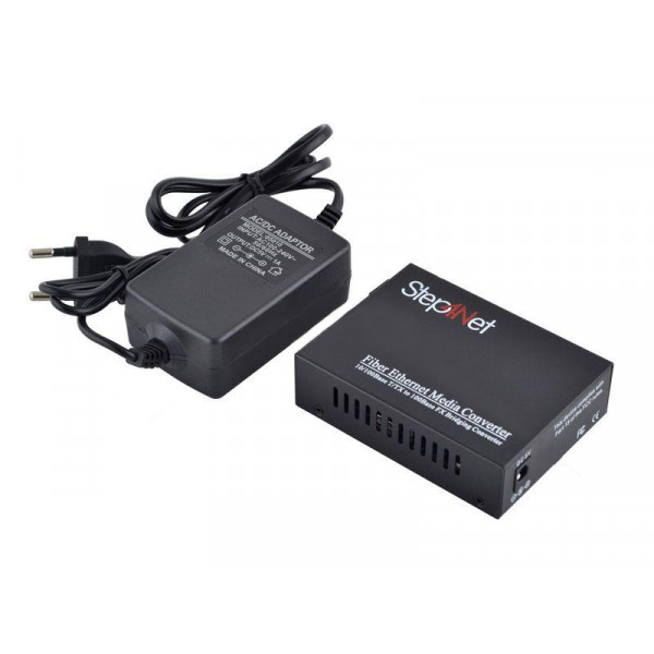 Медіаконвертер Step4Net (MC-R-0,1-1SM-1310nm-20) 10/100 Мб, 20км