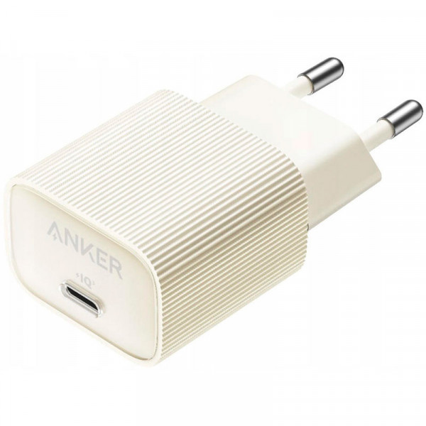 Мережевий зарядний пристрій Anker PowerPort 511 Nano IV White, 30 W USB Type-C (A2337G21)