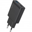 Мережевий зарядний пристрій Proove Slender (1USB-C, 1USB) 45W Black (WCSL45110001)