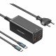 Мережевий зарядний пристрій Vention 4-Port USB GaN Charger 2x100W/2x18W Black (FBSBG-EU)