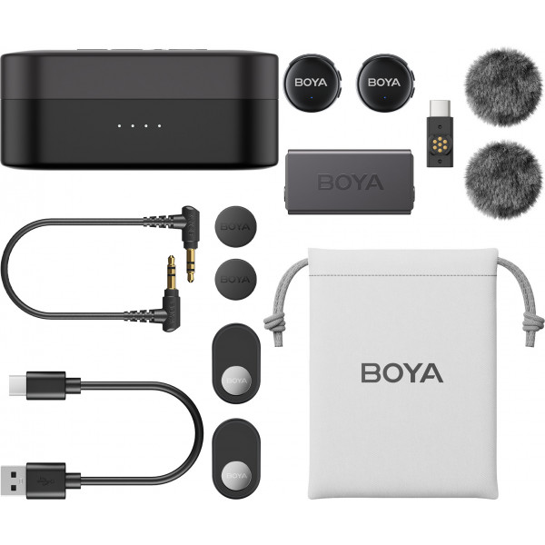 Мікрофон BOYA LINK 3-02 Type-C/TRS Black