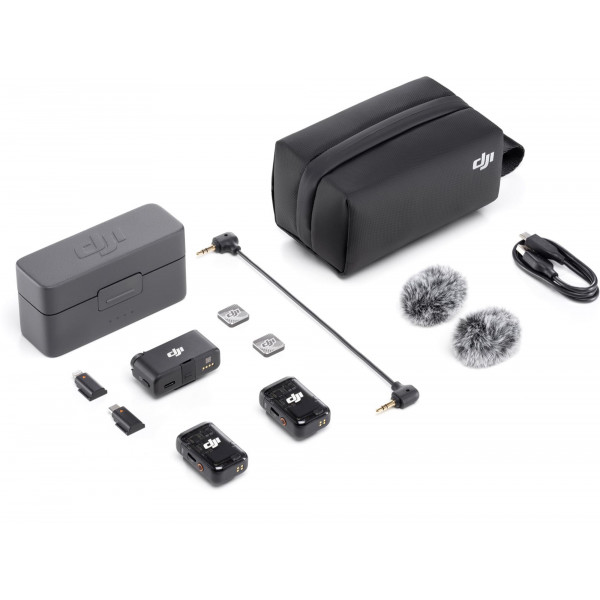 Мікрофонна радіосистема DJI Mic 2 (2 TX + 1 RX + Charging Case) (CP.RN.00000325.01)