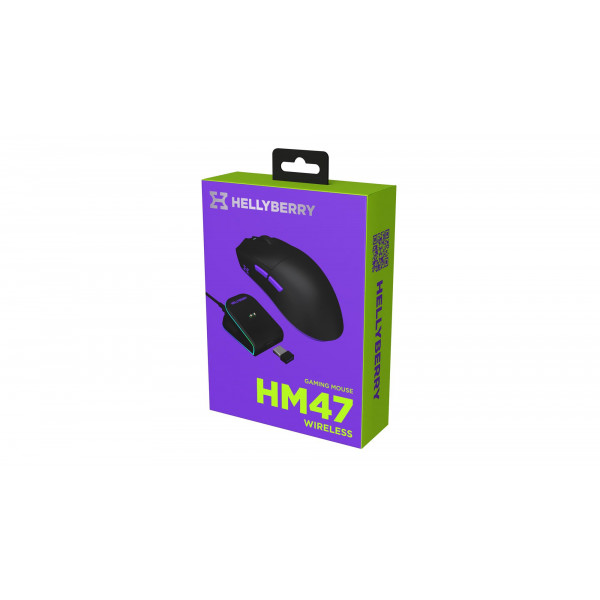 Миша бездротова Hator Hellyberry HM47 Wireless Black/Violet (HM47_black_violet)