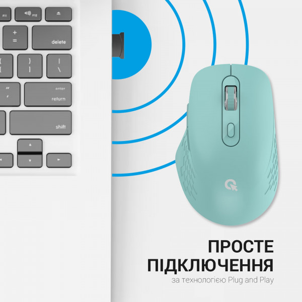 Миша бездротова OfficePro M230M Mint