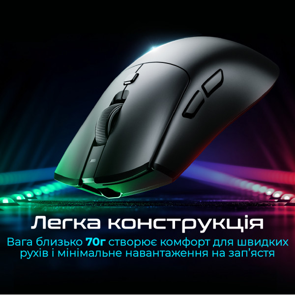 Миша бездротова RAWM SA-MH01 Black
