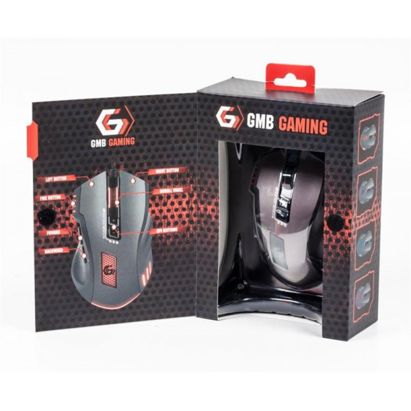 Мишка Gembird MUSG-004 Black, Grey USB