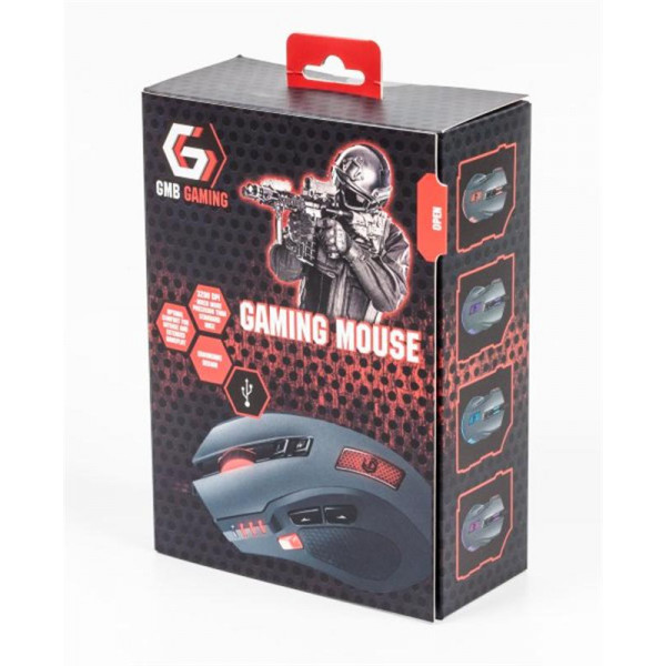 Мишка Gembird MUSG-004 Black, Grey USB