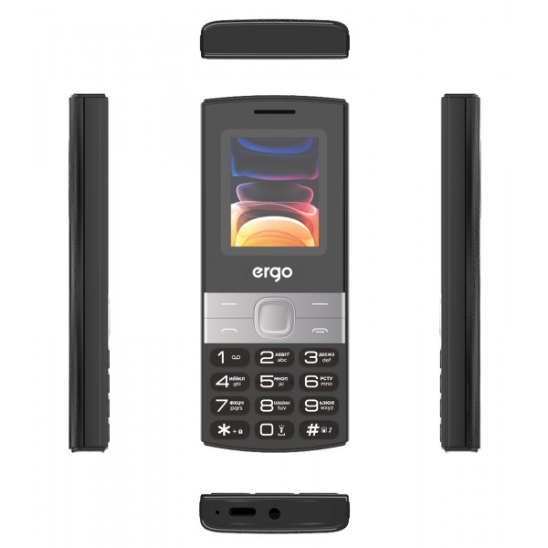 Мобiльний телефон Ergo B185 Dual Sim Black