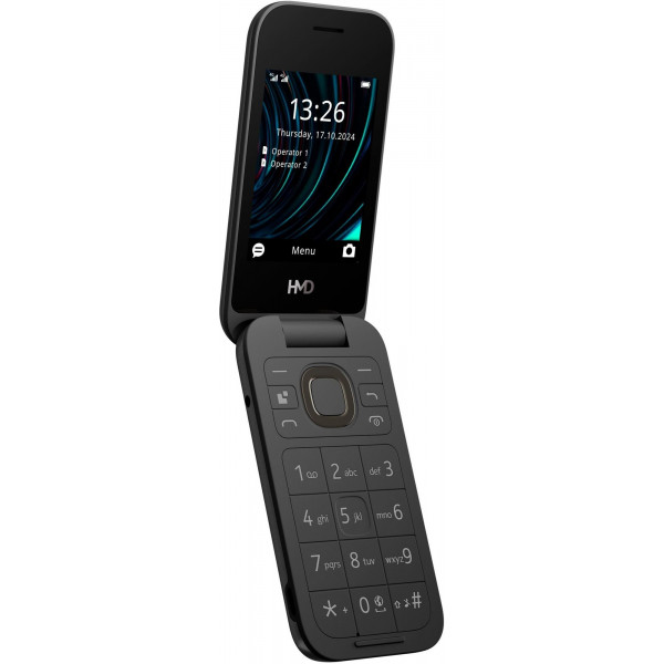 Мобільний телефон HMD 2660 Flip Black