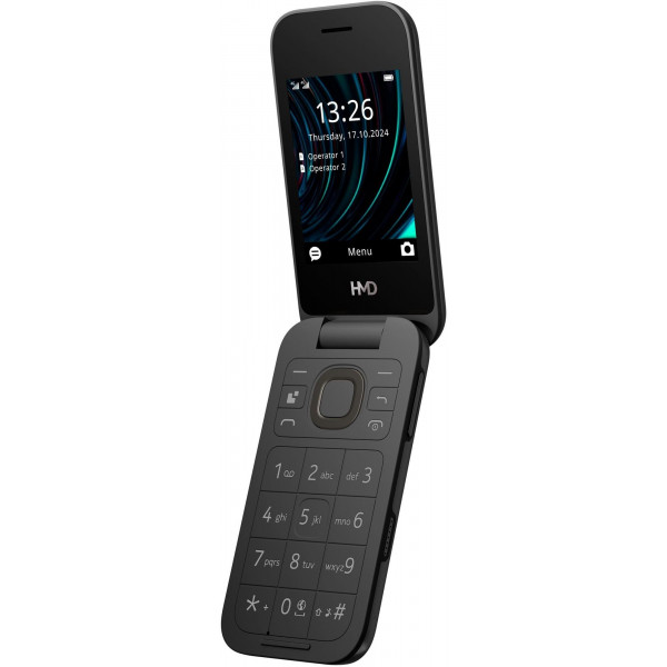 Мобільний телефон HMD 2660 Flip Black
