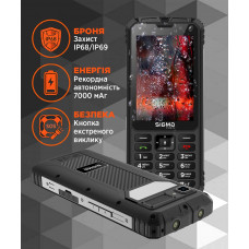 Мобільний телефон Sigma mobile X-treme PM68 Dual Sim Black (4827798686911)