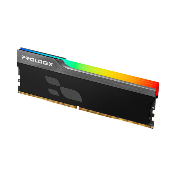 Модуль пам`ятi DDR5 16GB/6000 Prologix Onyx Black RGB (PRO16GB6000YBR5)