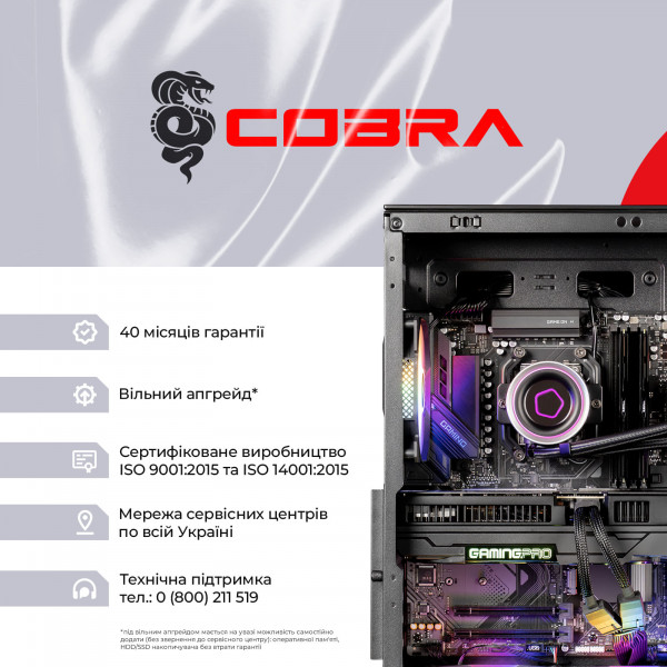 Персональний комп`ютер COBRA Gaming (A99X.64.S1.57T.22031)