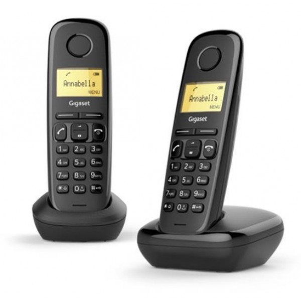 Радiотелефон DECT Gigaset A170 DUO Black (L36852H2802S301)