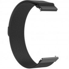 Ремінець BeCover Milanese Style для Xiaomi Amazfit Bip (20mm) Lite/Bip S Lite/GTR 42mm/GTS/TicWatch S2/TicWatch E/GTS 3/GTS 2 mini Black (707679)