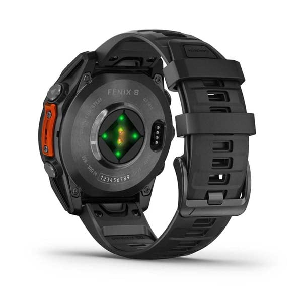 Смарт-годинник Garmin Fenix 8 47mm AMOLED Slate Grey with Black Silicone (010-02904-09)
