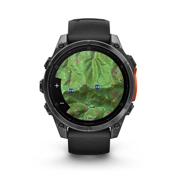 Смарт-годинник Garmin Fenix 8 47mm AMOLED Slate Grey with Black Silicone (010-02904-09)