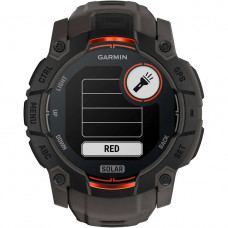 Смарт-годинник Garmin Instinct 3 50mm Solar Black Bezel with Charcoal Band (010-02935-00)