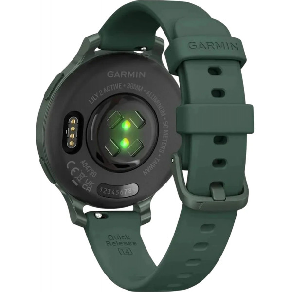 Смарт-годинник Garmin Lily 2 Active Jasper Green with Jasper Green Silicone Band (010-02891-52)