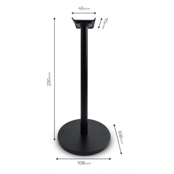 Тримач для навушників GLHF Watchtower K1 Black (FGLHH22BKWTOWER1K)