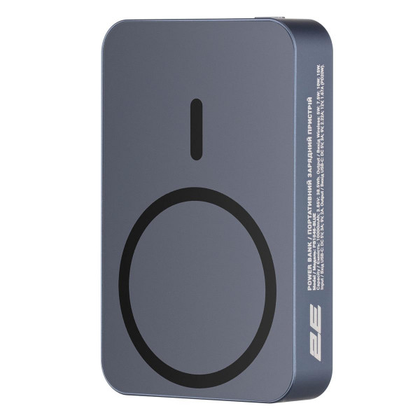 Універсальна мобільна батарея 2E Wireless QI 10000mAh Blue (2E-PB1046-BLUE)