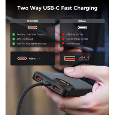 Універсальна мобільна батарея Choetech B791 10000mAh 22.5W Black