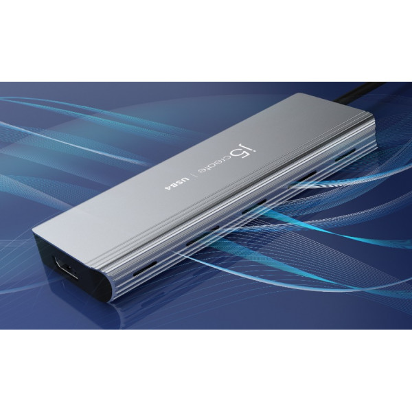 USB-хаб J5create USB-C 5-в-1 Grey (JCD401-N)