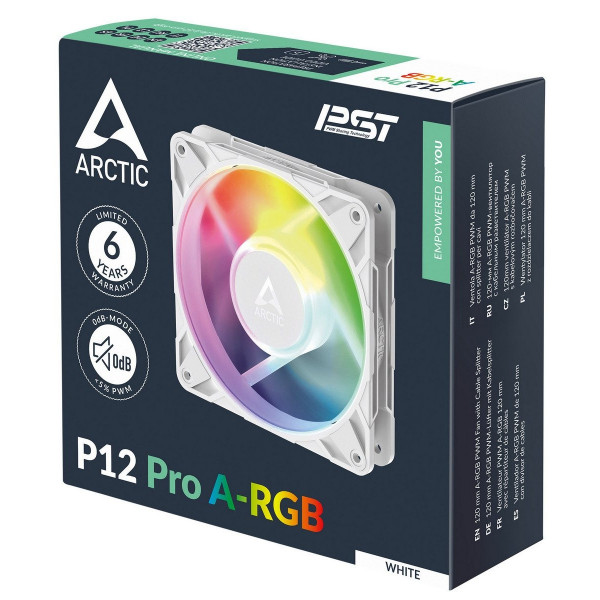 Вентилятор Arctic P12 Pro A-RGB White (ACFAN00311A)