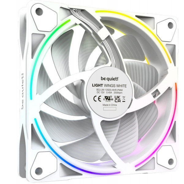 Вентилятор be quiet! Light Wings 120mm PWM High-Speed 3-Pack White (BL101)