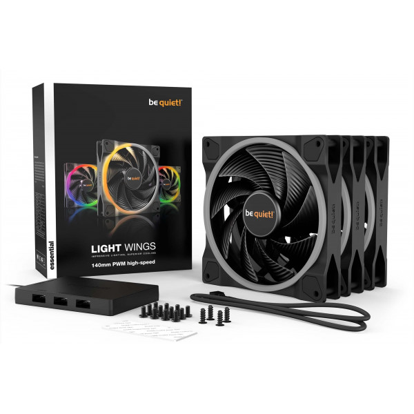 Вентилятор be quiet! Light Wings 140mm PWM Triple Pack (BL079)