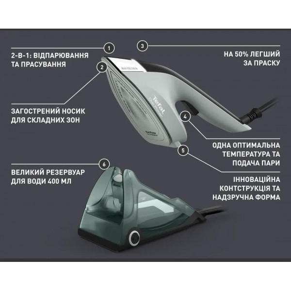 Відпарювач Tefal Duo Power 2in1 JF4031E0