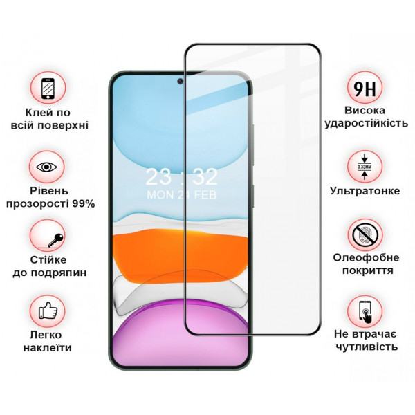 Захисне скло BeCover для Samsung Galaxy S24+ SM-S926 Black (711036)