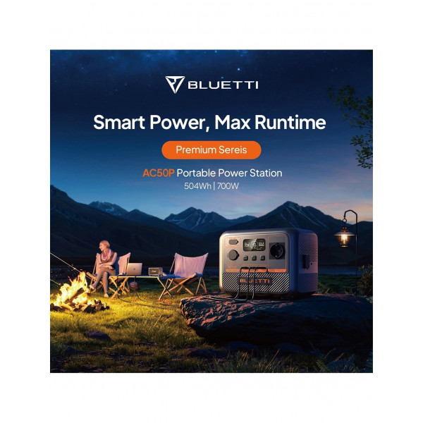 Зарядна станція Bluetti AC50P, 504Wh, 700W, LiFePO4_OEM