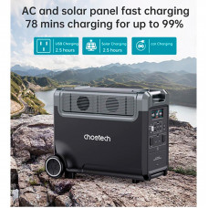 Зарядна станція Choetech BS009 3840Wh, 3600W (BS009-EU-BK)_OEM