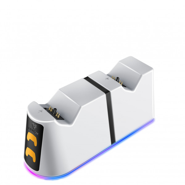 Зарядна станція Vertux для Sony PlayStation Duodock-PS5 White (duodock-ps5)