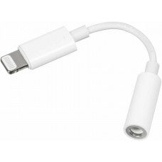 Адаптер Apple Lightning - 3.5 mm (M/F) A1749 White (MMX62) OEM