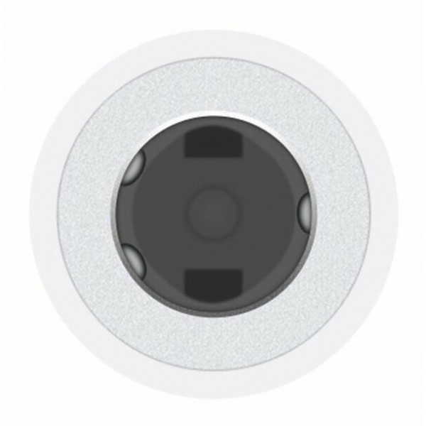 Адаптер Apple Lightning - 3.5 mm (M/F) A1749 White (MMX62) OEM
