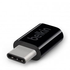 Адаптер Belkin micro USB - USB Type-C (F/M) Black (F2CU058BTBLK)