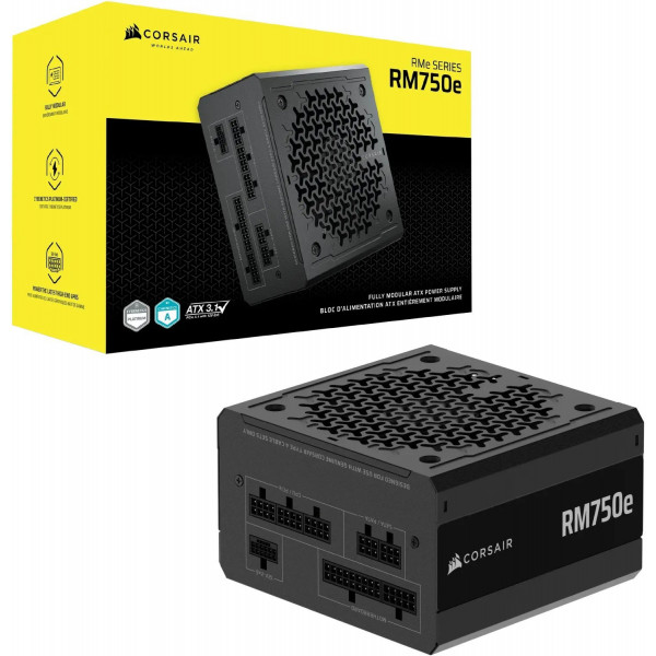 Блок живлення Corsair RM750e ATX 3.1 (CP-9020295-EU) 750W