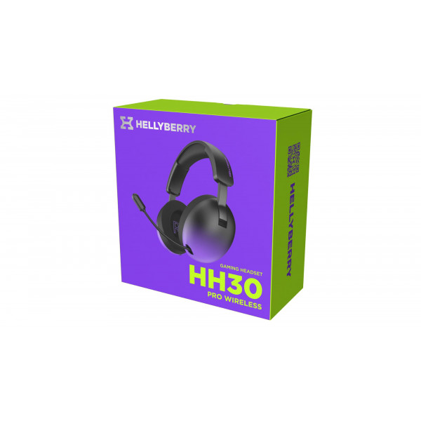 Bluetooth-гарнiтура Hator Hellyberry HH30 Pro Wireless Black/Violet (HH30_PRO_wireless_BV)