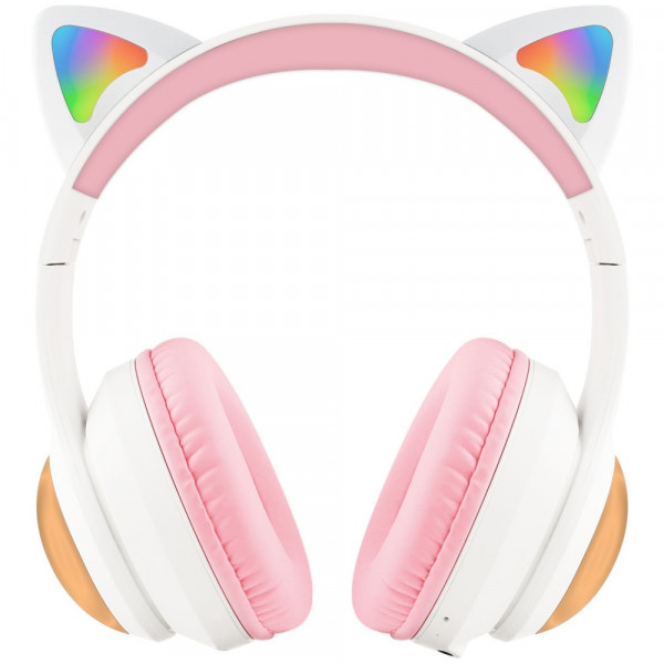 Bluetooth-гарнітура Proove Kids LumiCat (APP) White/Pink (HPLC0001AP25)
