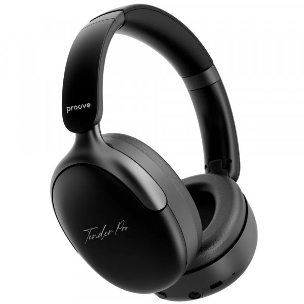 Bluetooth-гарнітура Proove Tender Pro with ANC (APP) Black (HPTP0001AP01)
