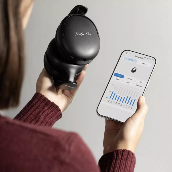 Bluetooth-гарнітура Proove Tender Pro with ANC (APP) Black (HPTP0001AP01)