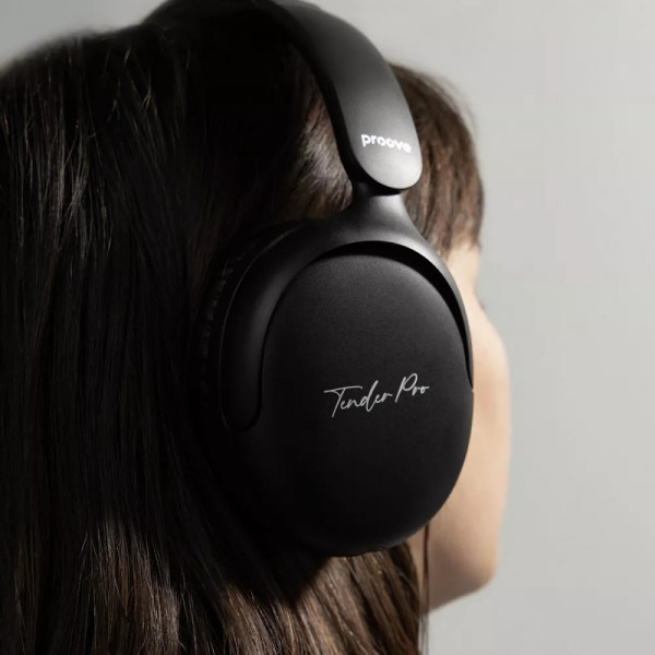 Bluetooth-гарнітура Proove Tender Pro with ANC (APP) Black (HPTP0001AP01)