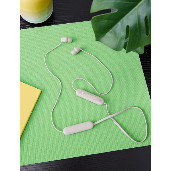 Bluetooth-гарнітура Sony WI-C100 Beige (WIC100C.CE7)