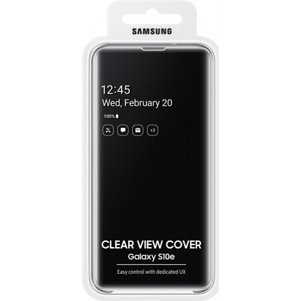 Чохол-книжка Samsung Clear View Cover для Samsung Galaxy S10e SM-G970 Black (EF-ZG970CBEGRU)