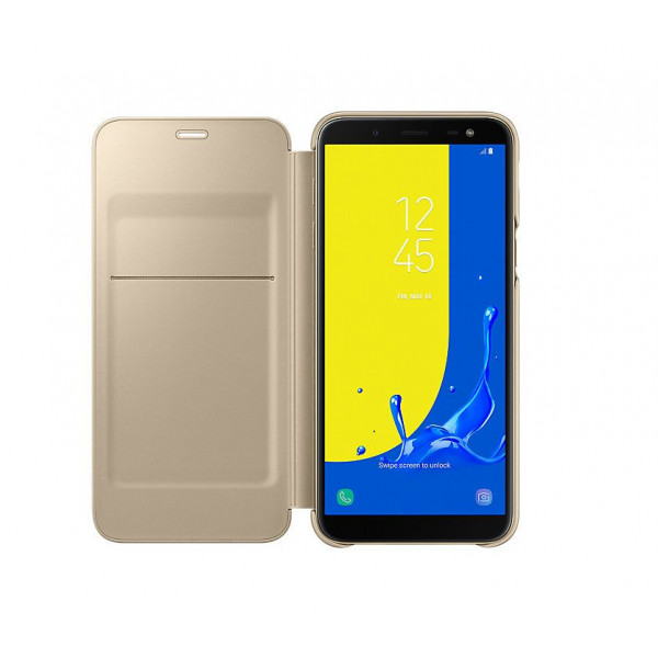 Чохол-книжка Samsung Wallet Cover для Samsung Galaxy J6 SM-J600 Gold (EF-WJ600CFEGRU)